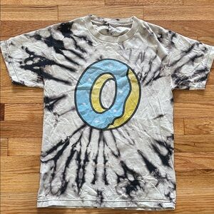 Tie-Dye T-Shirt with Donut Graphic
